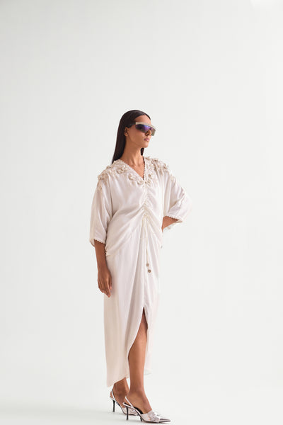 Namrata Joshipura Scrunchy Drawstring Dress indian designer wear online shopping melange singapore