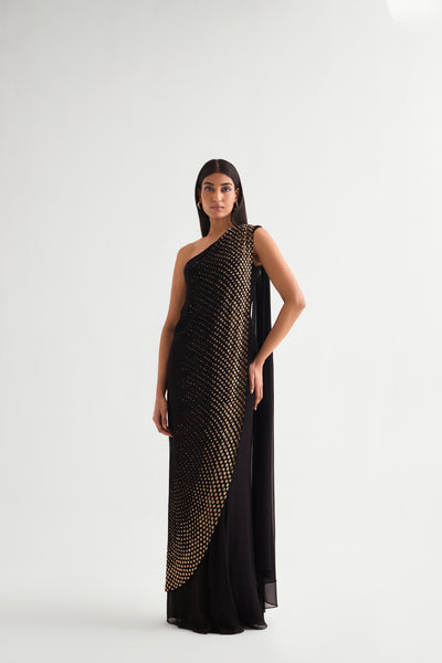 Namrata Joshipura Star Gaze Draped Saree indian designer wear online shopping melange singapore