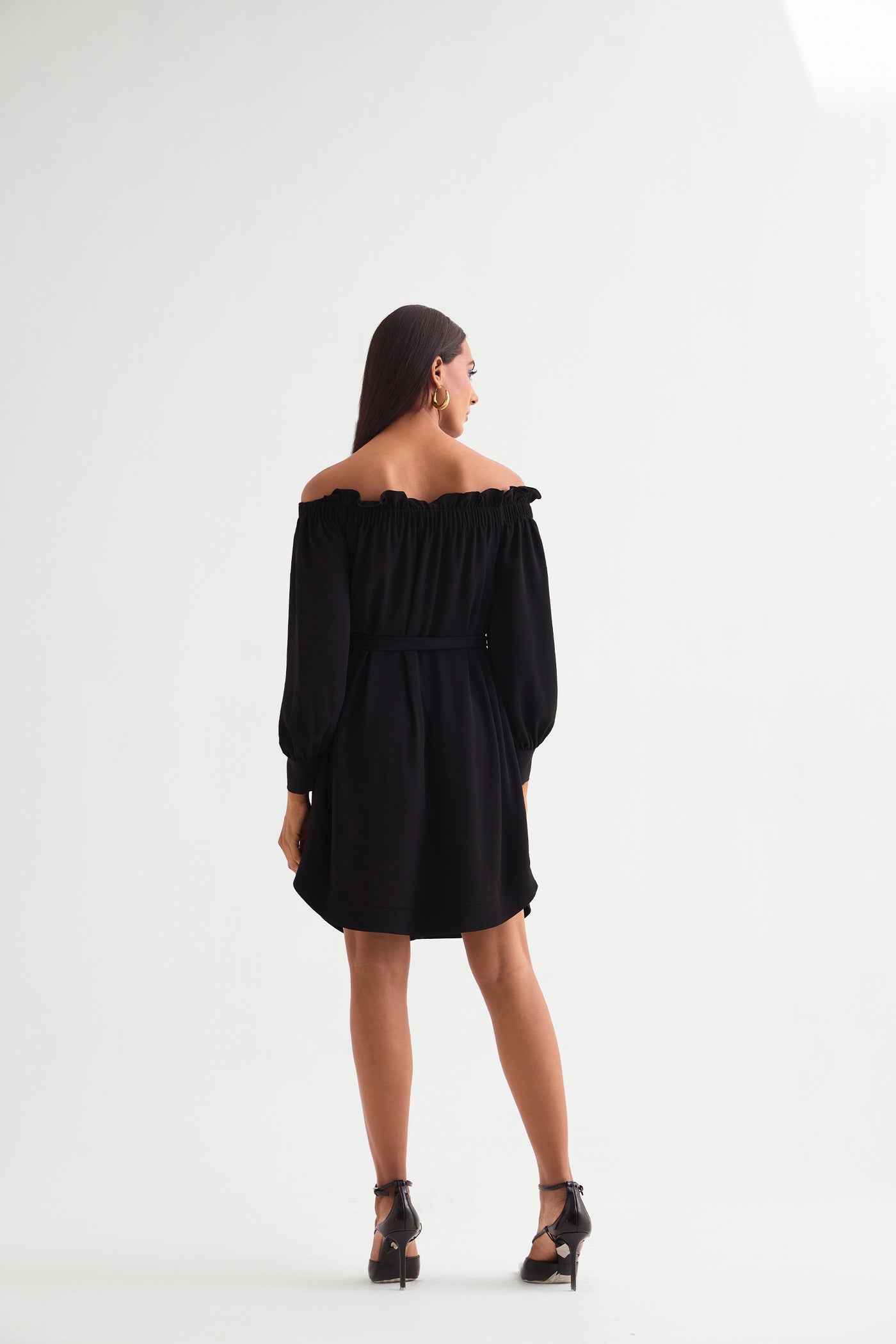 Namrata Joshipura Star Gaze Off Shoulder Short Dress indian designer wear online shopping melange singapore