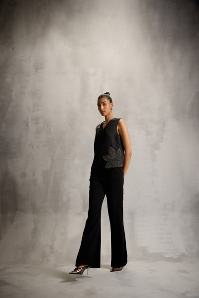 Namrata Joshipura Starflower Waistcoat indian designer wear online shopping melange singapore