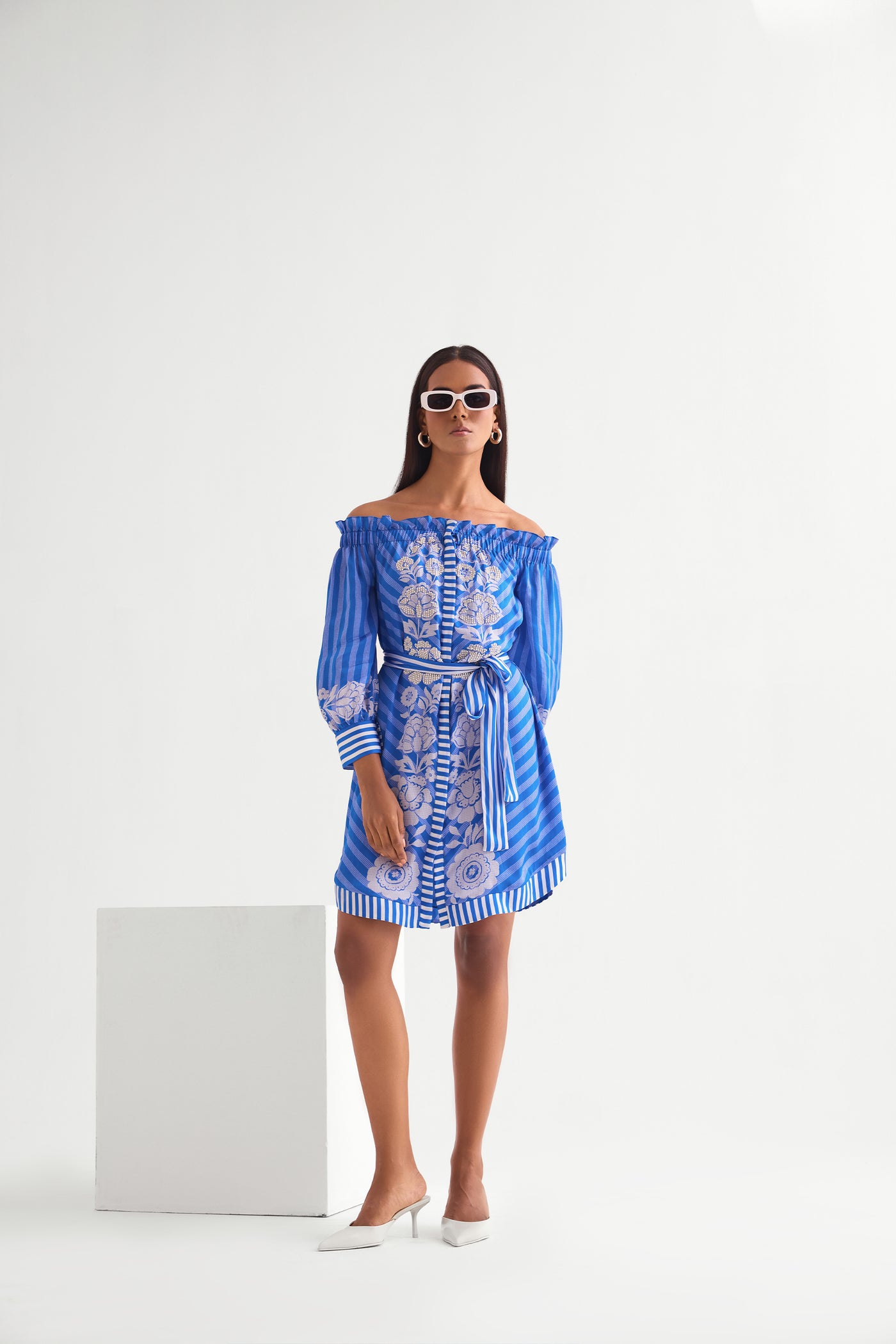 Namrata Joshipura Suzaini Offshoulder Dressindian designer wear online shopping melange singapore