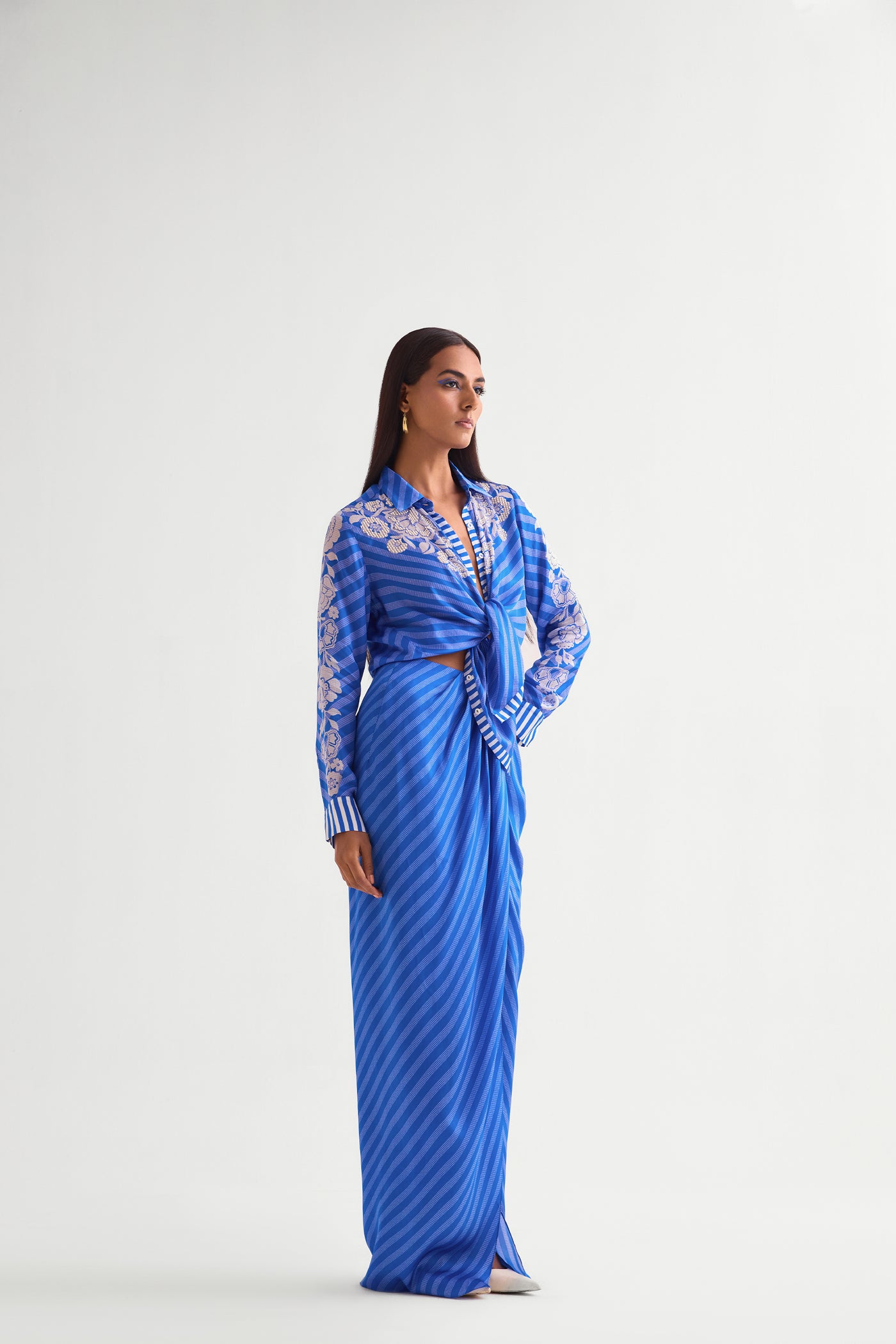 Namrata JoshipuraSuzaini Shirt With Skirt indian designer wear online shopping melange singapore