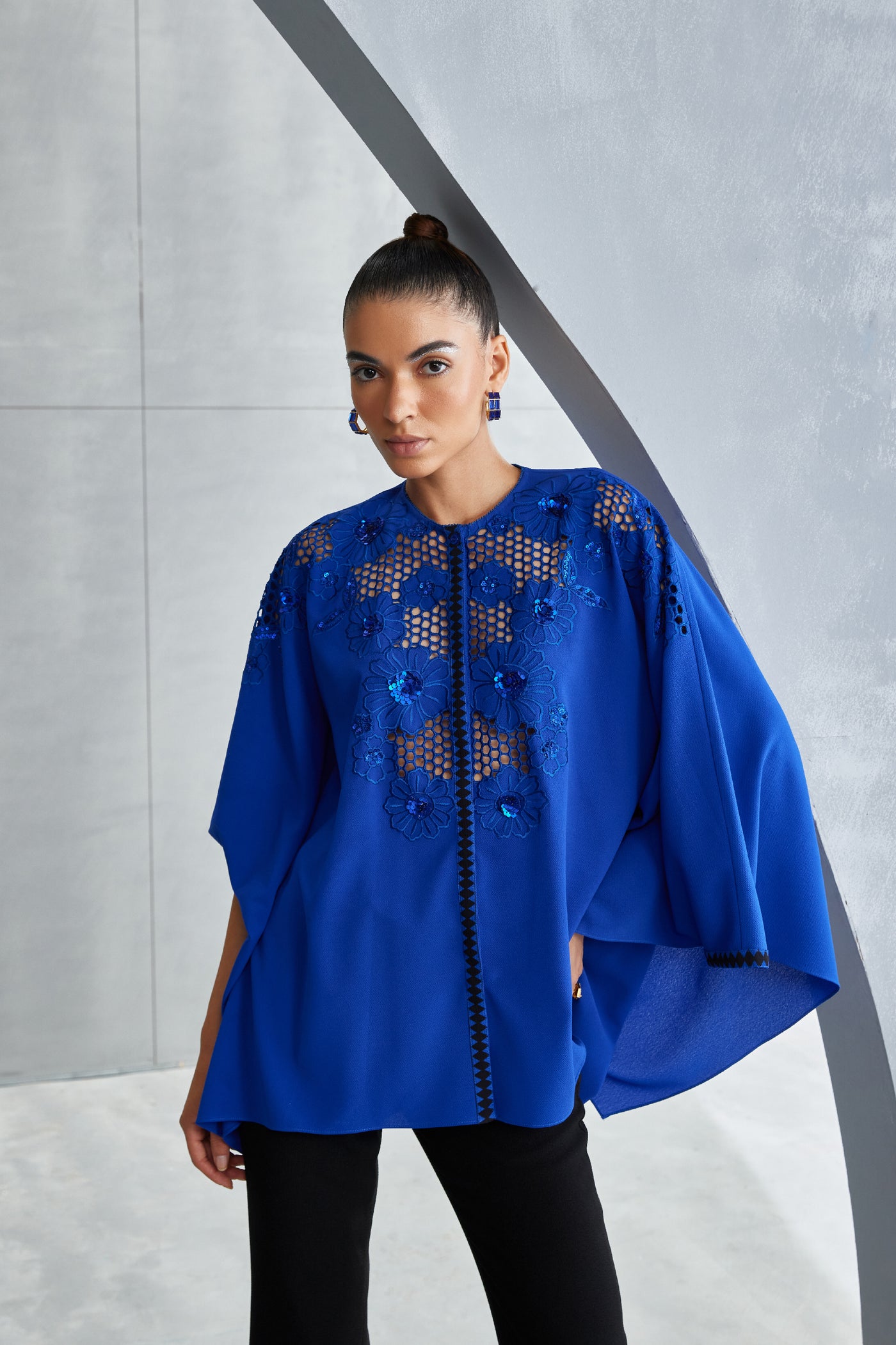 Namrata Joshipura Vervain Kaftan Top Indian designer wear online shopping melange singapore