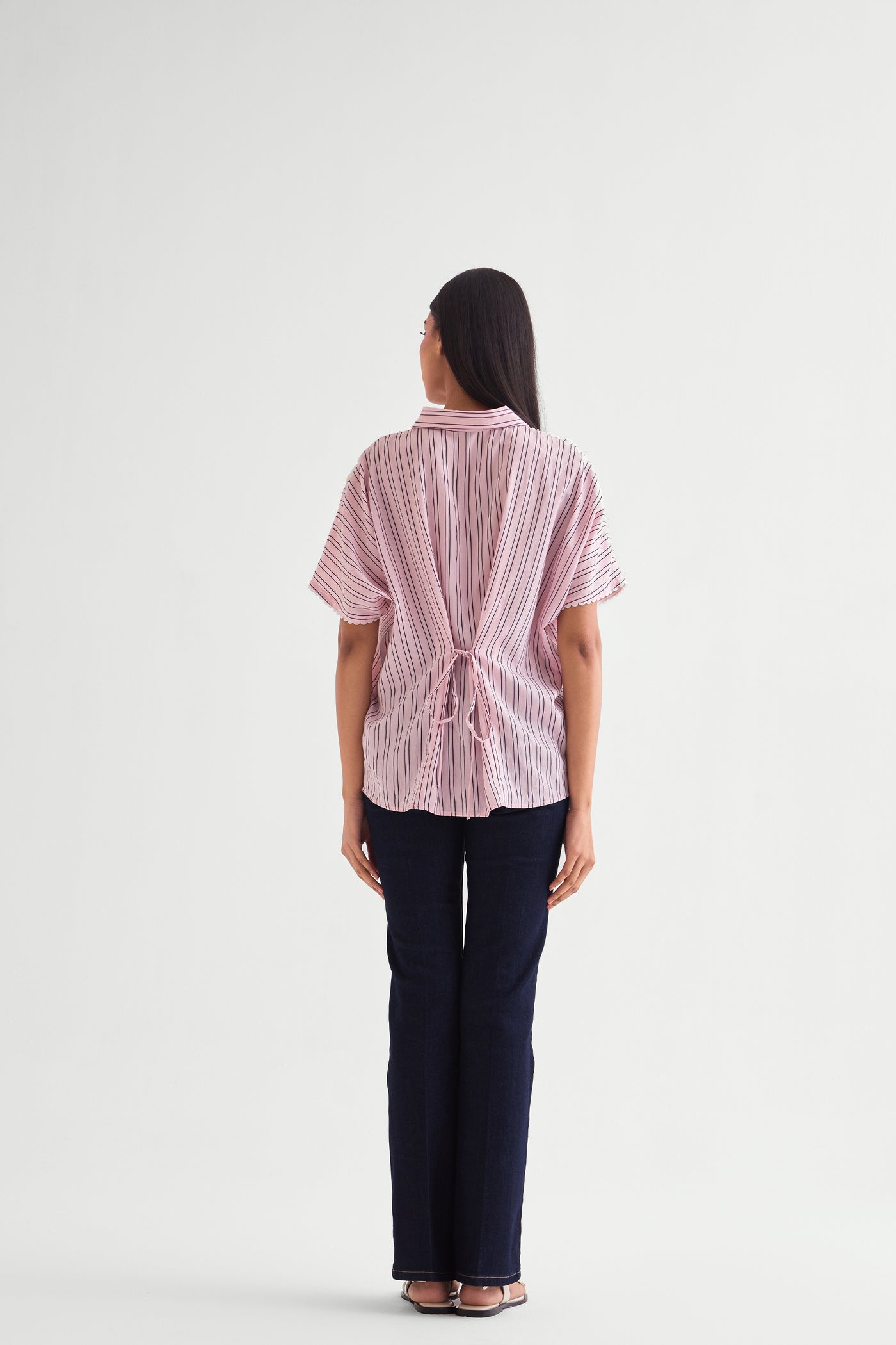 Namrata Joshipura Wildbloom Zipper Back Tie Top indian designer wear online shopping melange singapore