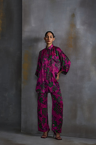 Namrata Joshipura Willow Boxy Co-Ord Set Indian designer wear online shopping melange singapore