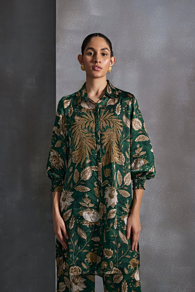 Namrata Joshipura Winter Hazel Drop Shoulder Co-Ord Set Indian designer wear online shopping melange singapore