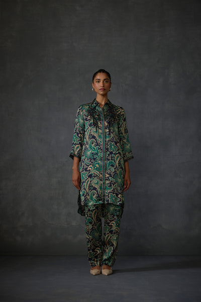 Namrata Joshipura Winter Paisley Co-ord Set indian designer wear online shopping melange singapore