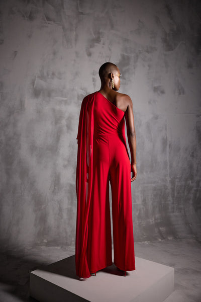 Namrata Joshipura Zenith Flowing Wrap Jumpsuit indian designer wear online shopping melange singapore