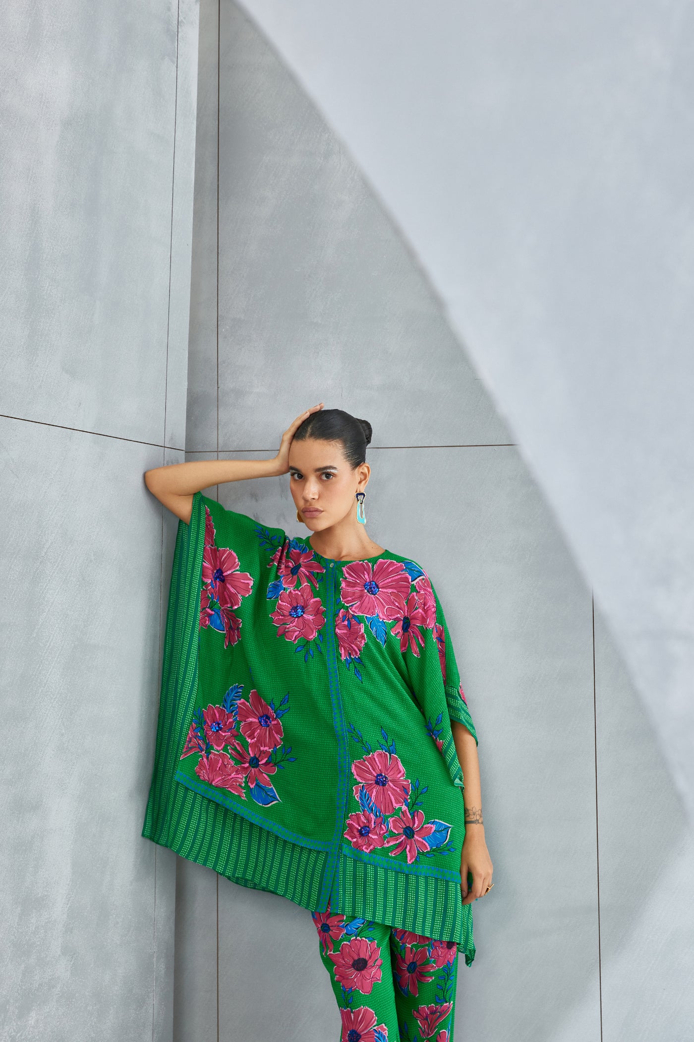 Namrata Joshipura Zinnia Boxy Co-ord Set Indian designer wear online shopping melange singapore