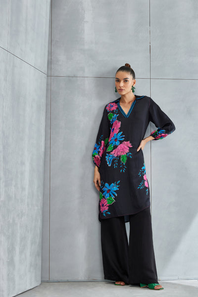 Namrata Joshipura Zinnia Straight Tunic Indian designer wear online shopping melange singapore