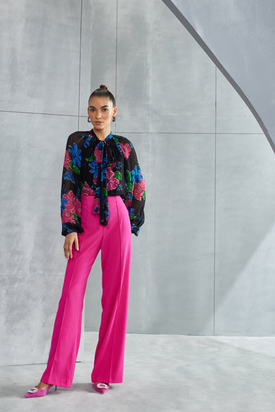 Namrata Joshipura Zinnia Tie Up Top Indian designer wear online shopping melange singapore