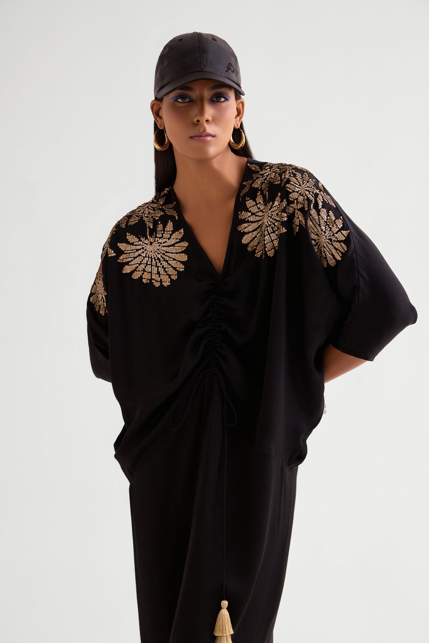 Namrata Joshipura Zoey Drawstring Dress indian designer wear online shopping melange singapore