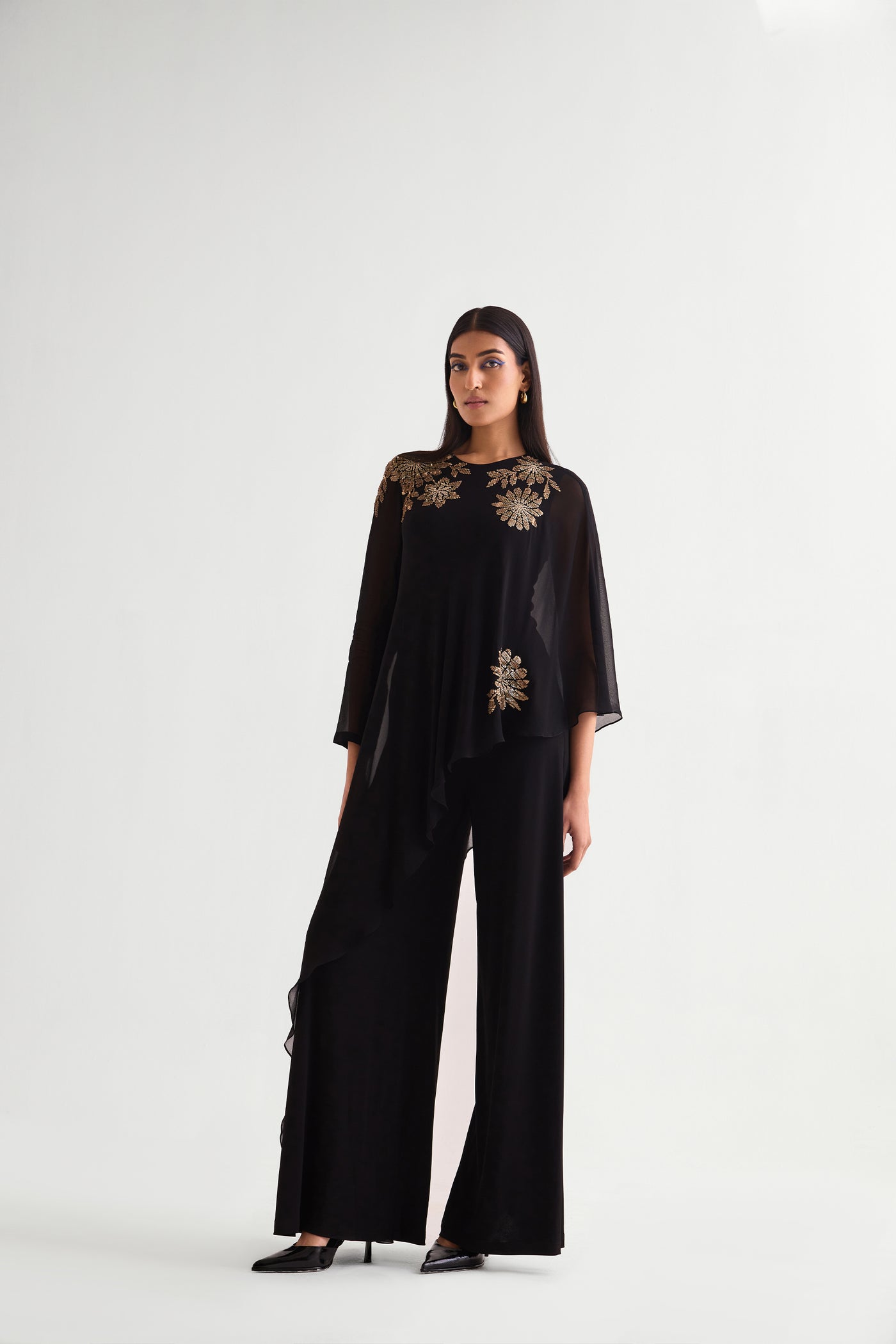 Namrata Joshipura Zoey Front Panel Jumpsuit indian designer wear online shopping melange singapore
