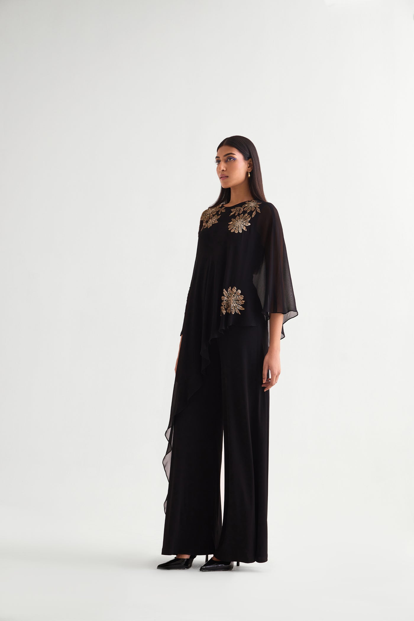 Namrata Joshipura Zoey Front Panel Jumpsuit indian designer wear online shopping melange singapore