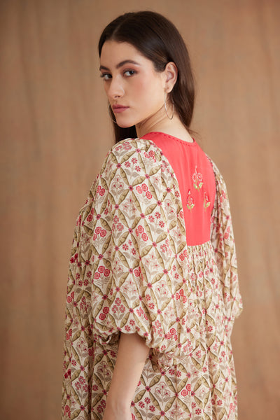 Nikasha Bespoke Hand Embroidered Dress Indian designer wear online shopping melange singapore
