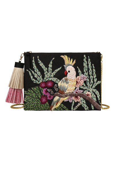 Nomada Accessories Cockatoo Zipper Indian designer wear online shopping melange singapore