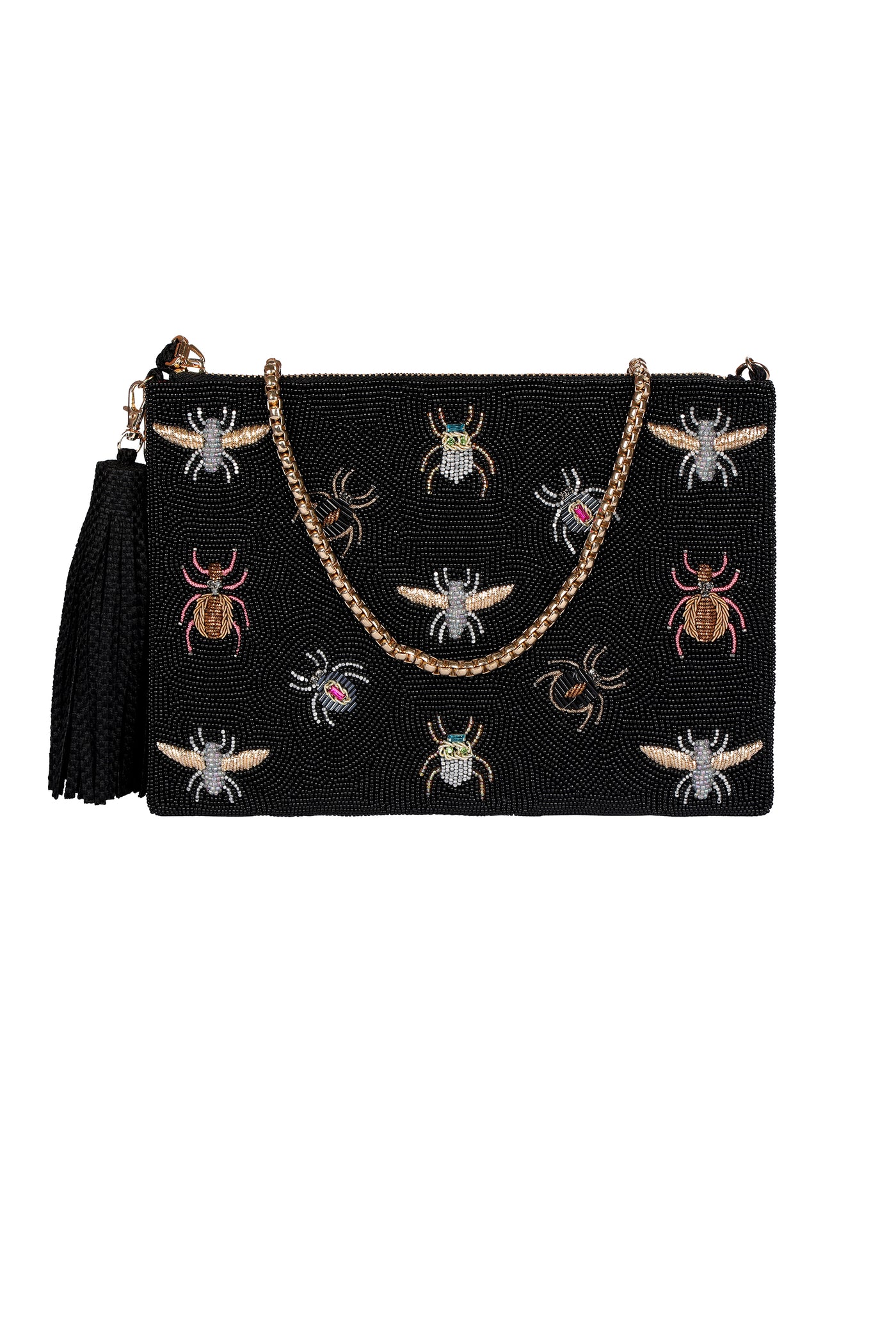 Nomada Accessories Love Bug Zipper Indian designer wear online shopping melange singapore