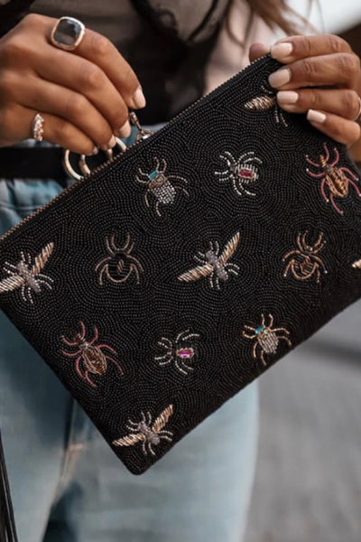 Nomada Accessories Love Bug Zipper Indian designer wear online shopping melange singapore
