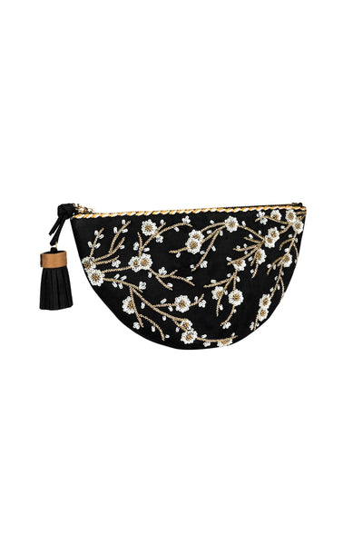 Nomada Cherry Blossom Clutch indian designer wear online shopping melange singapore