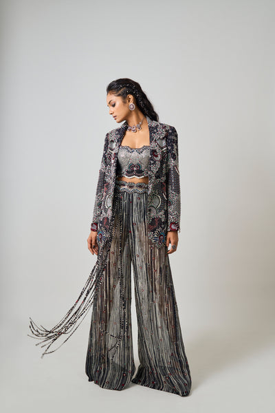 Nupur Kanoi Blazer Set indian designer wear online shopping melange singapore
