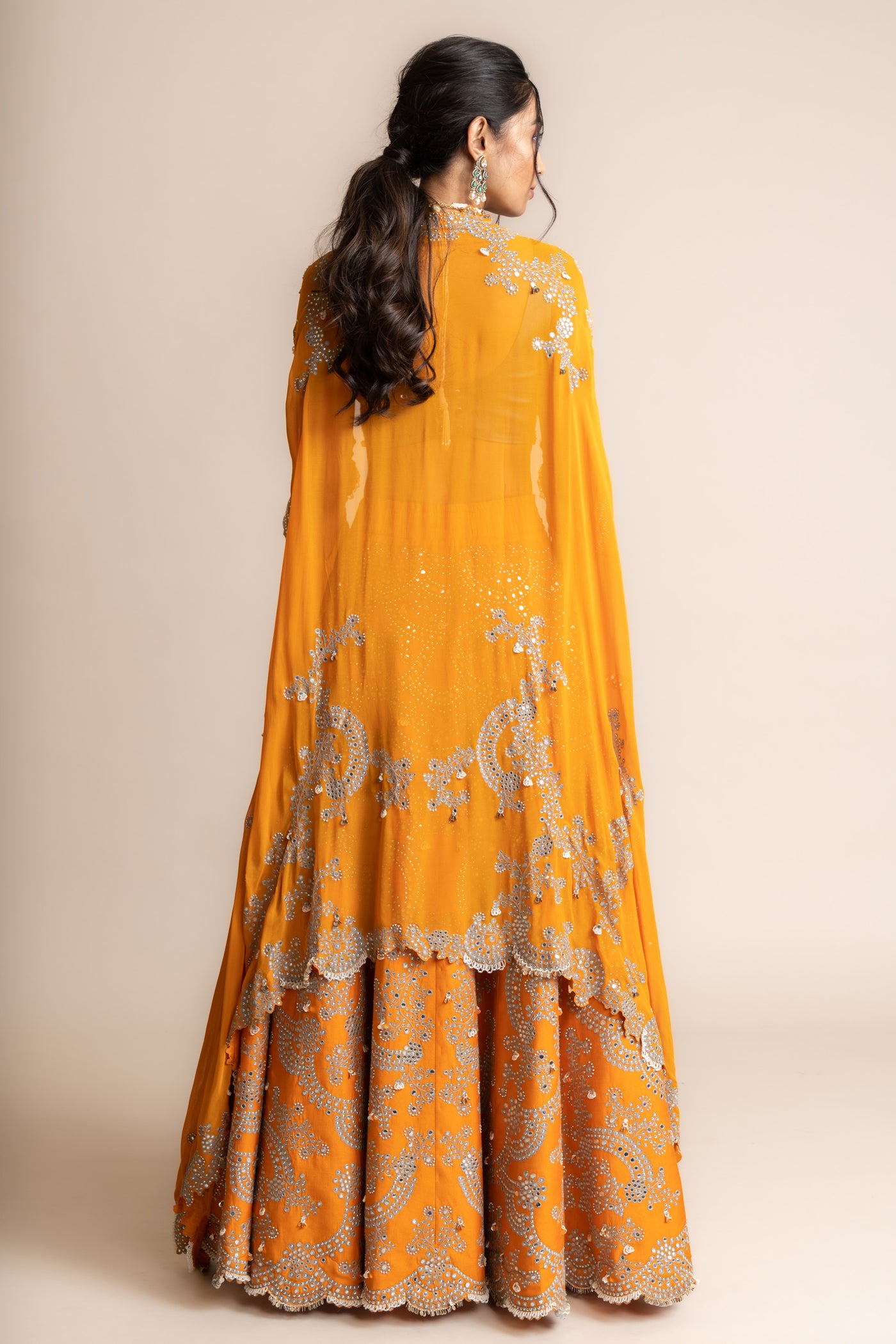 Nupur Kanoi Embroidered Lehenga Set indian designer wear online shopping melange singapore