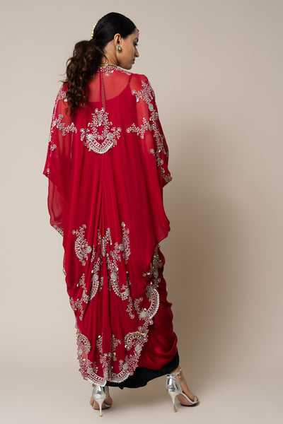 Nupur Kanoi Gather Kite And Dress Set indian designer wear online shopping melange singapore