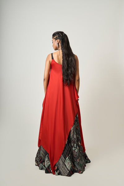 Nupur Kanoi Hand-Embroidered Lehenga Singlet And Lehenga Set indian designer wear online shopping melange singapore
