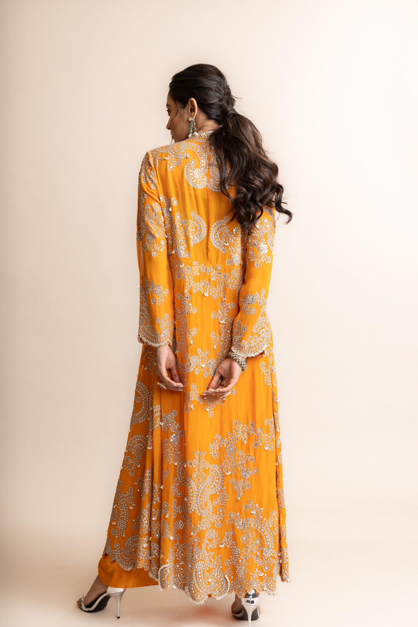 Nupur Kanoi Jacket And Skirt Set indian designer wear online shopping melange singapore