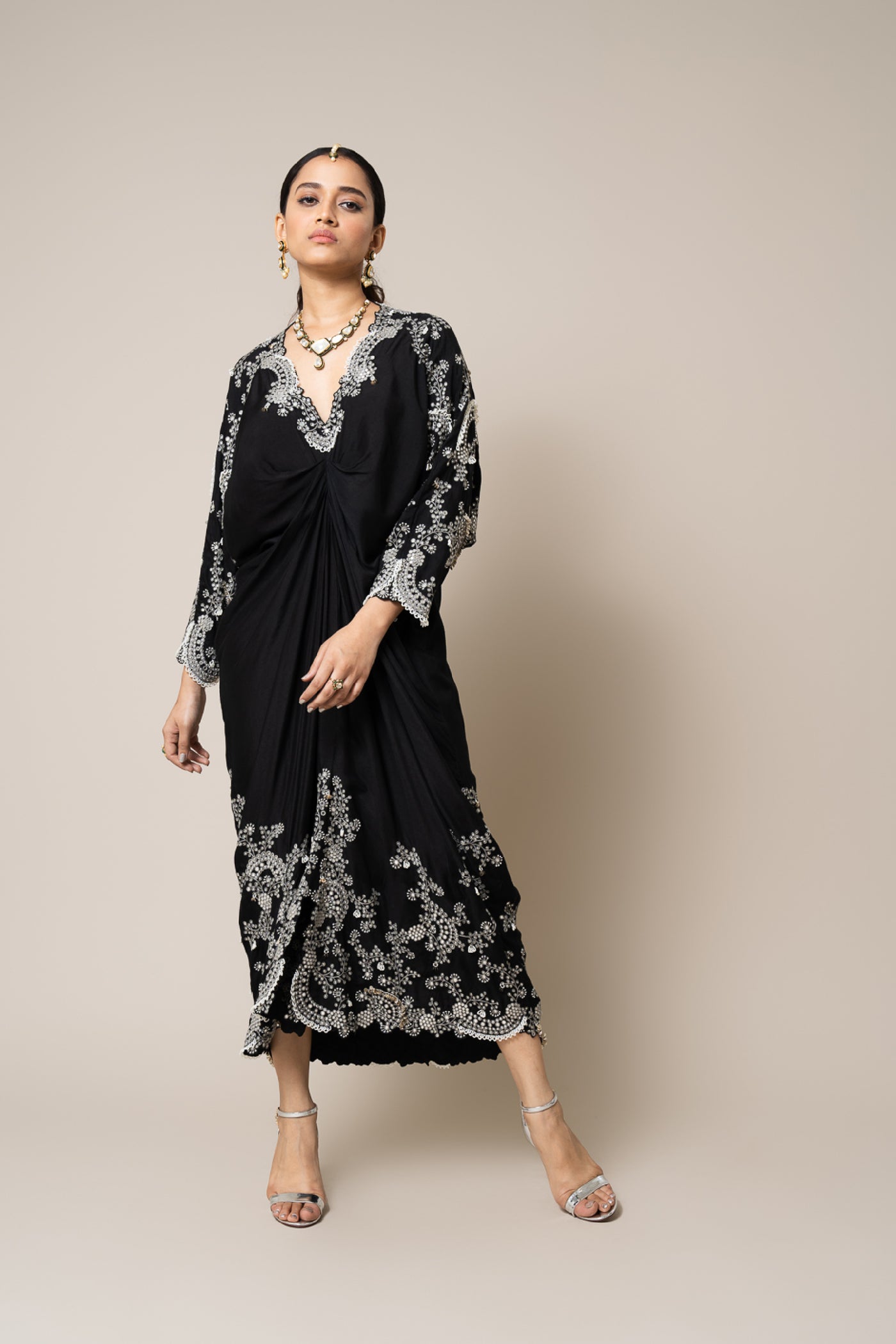 Nupur Kanoi Kaftan Dress indian designer wear online shopping melange singapore