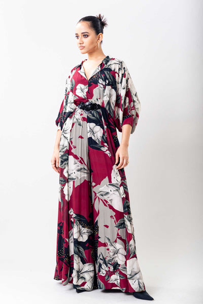 Nupur Kanoi Kimono Jumpsuit indian designer wear online shopping melange singapore 