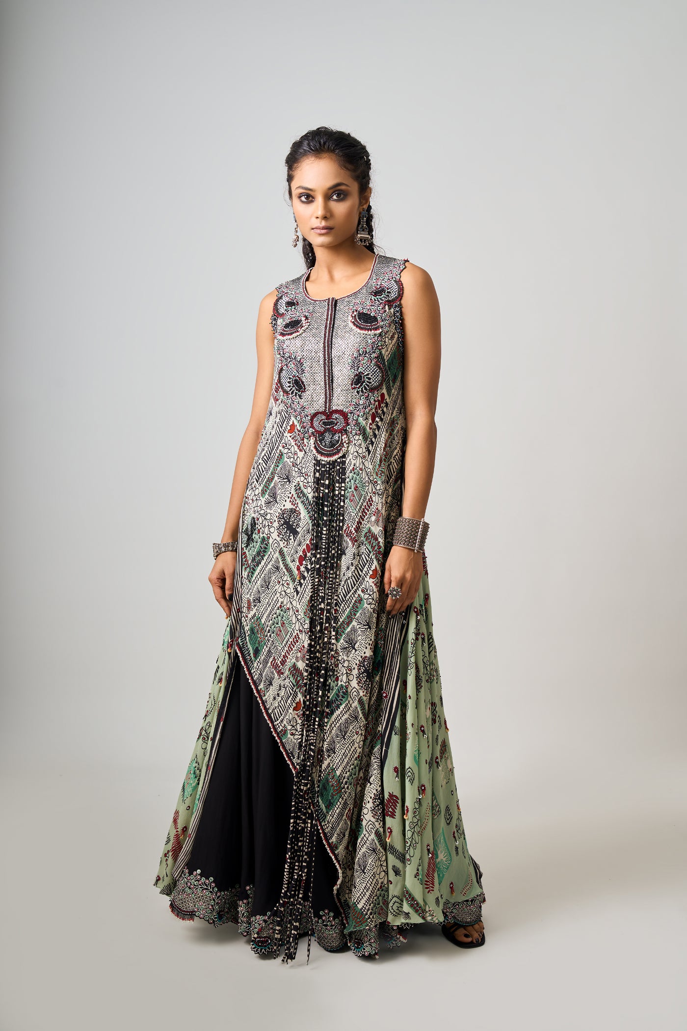 Nupur Kanoi Kurta And Gharara Set indian designer wear online shopping melange singapore