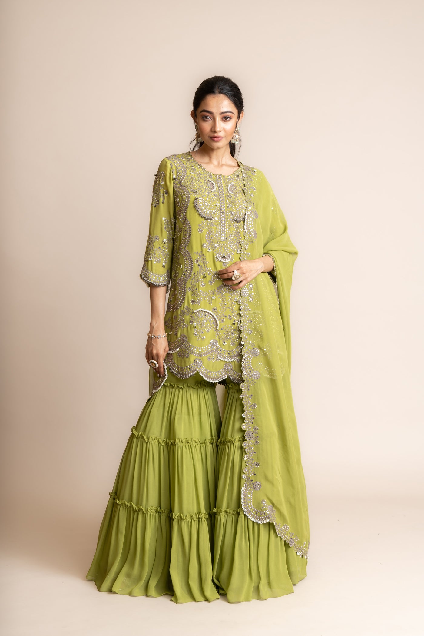 Nupur Kanoi Kurti Set indian designer wear online shopping melange singapore