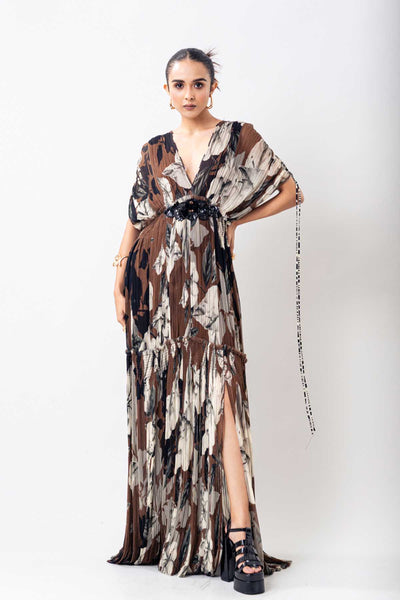Nupur Kanoi Maxi Dress indian designer wear online shopping melange singapore 
