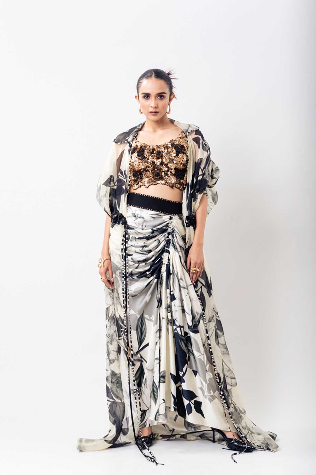 Organza Jacket Set