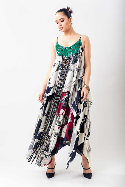 Nupur Kanoi Singlet Dress indian designer wear online shopping melange singapore 