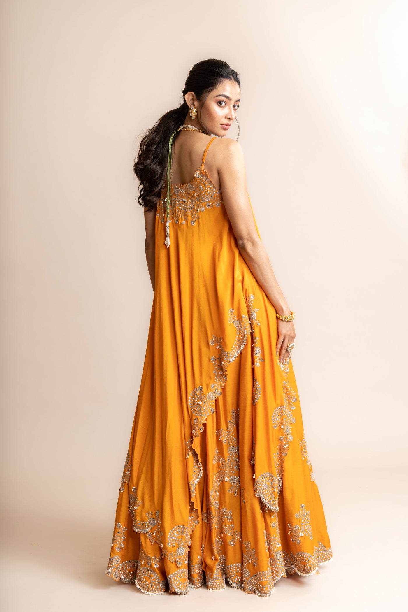 Nupur Kanoi Singlet With Lehenga Seta Set indian designer wear online shopping melange singapore