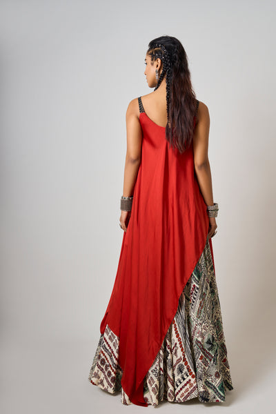 Nupur Kanoi Singlet And Lehenga Set indian designer wear online shopping melange singapore
