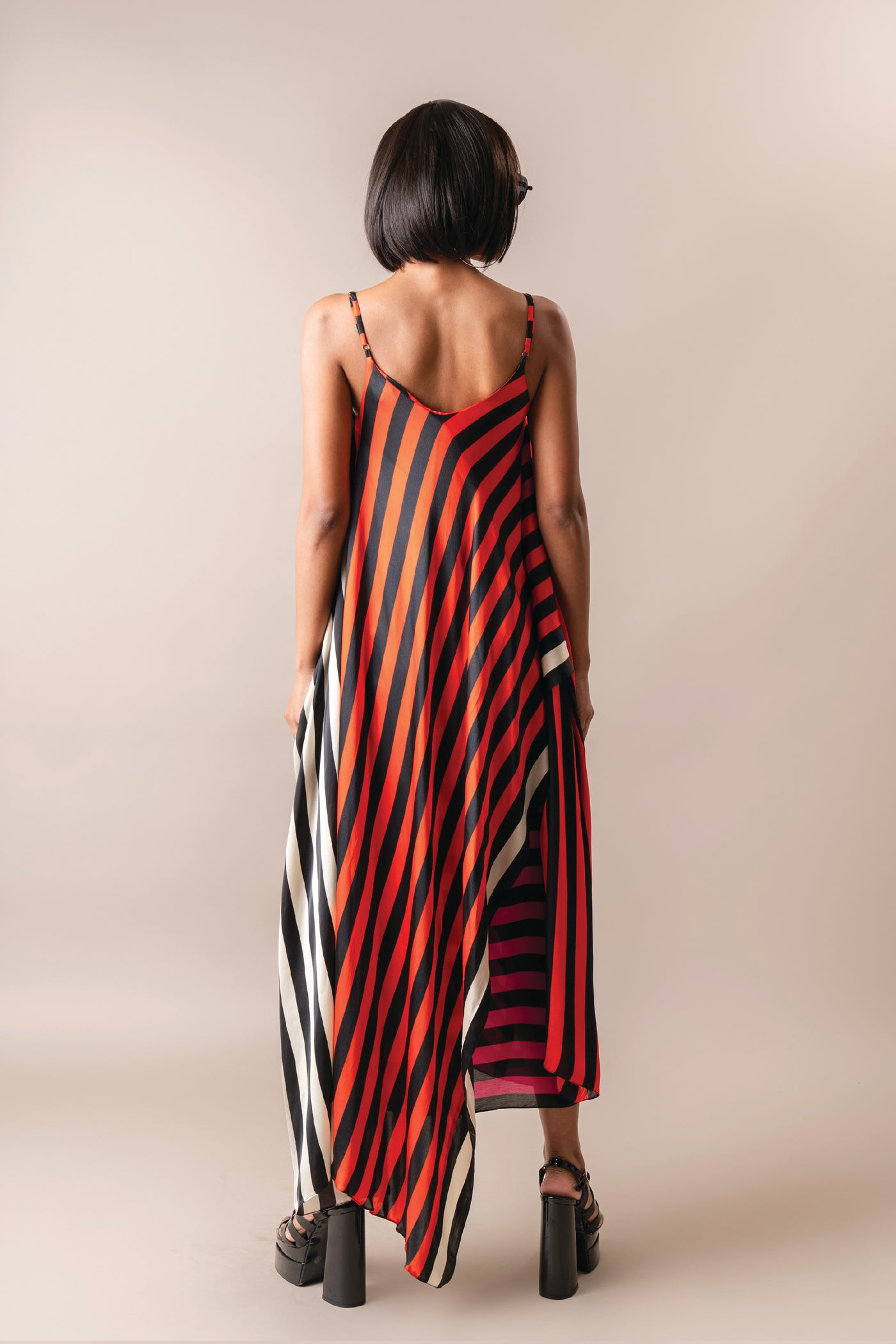 Nupur Kanoi Top And Skirt Tangerine indian designer wear online shopping melange singapore