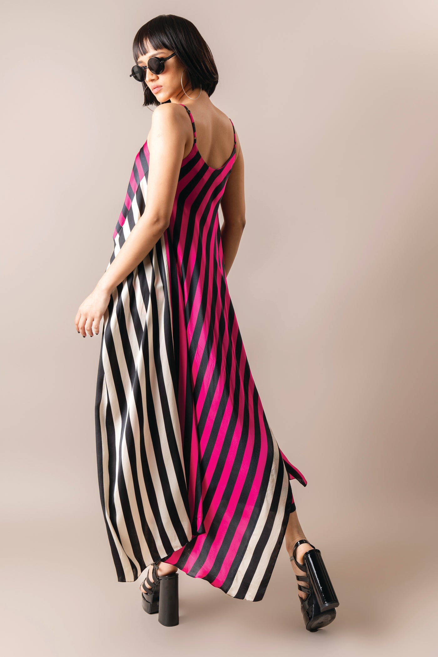 Nupur Kanoi Top Singlet And Skirt Magenta indian designer wear online shopping melange singapore