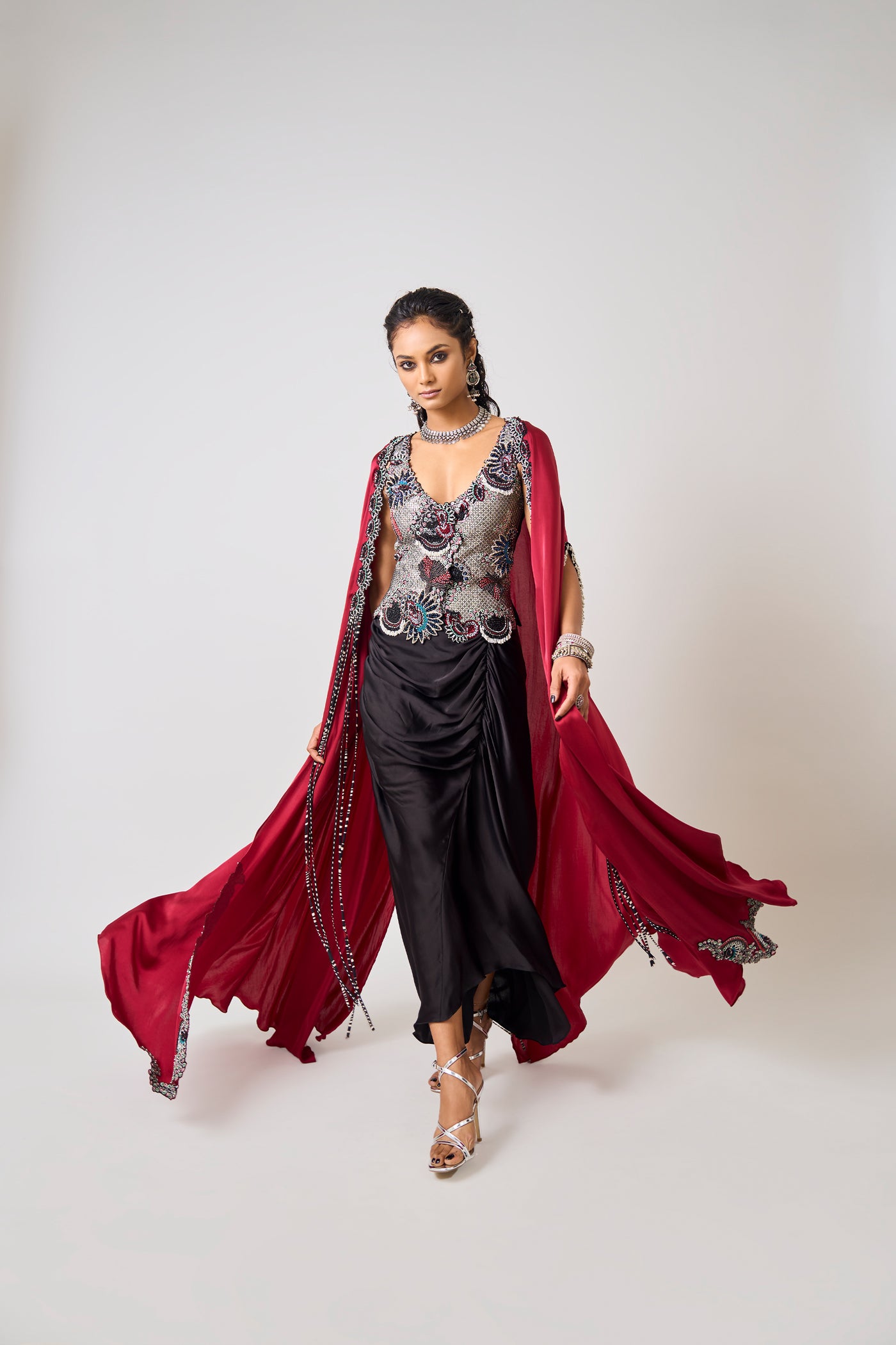 Nupur Kanoi Waist-Coat Set indian designer wear online shopping melange singapore