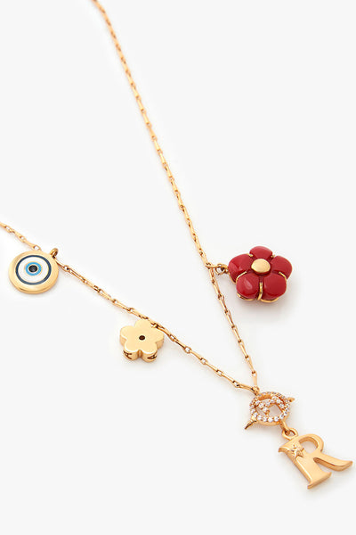 Outhouse Bisou Love Links Necklace jewellery indian designer wear online shopping melange singapore