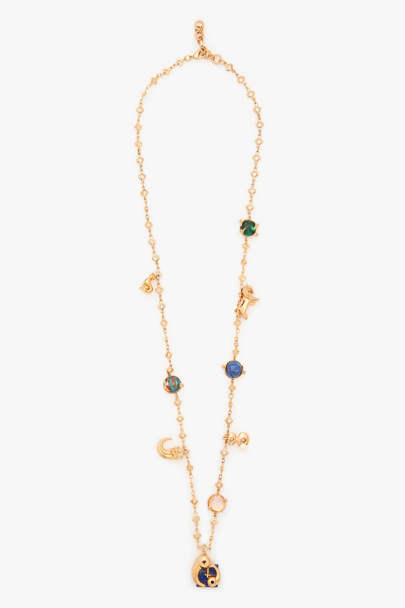 Outhouse Cancer Vintage Celestial Halo Necklace indian designer wear online shopping melange singapore
