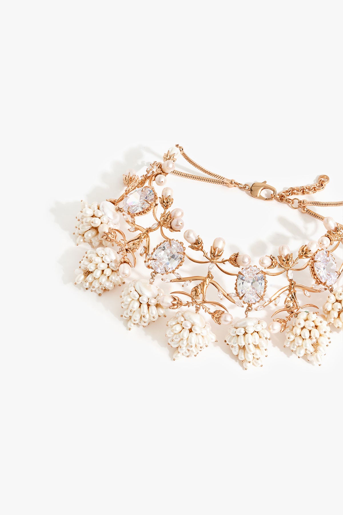 Outhous Crown of Pearls Necklace indian designer wear online shopping melange singapore 