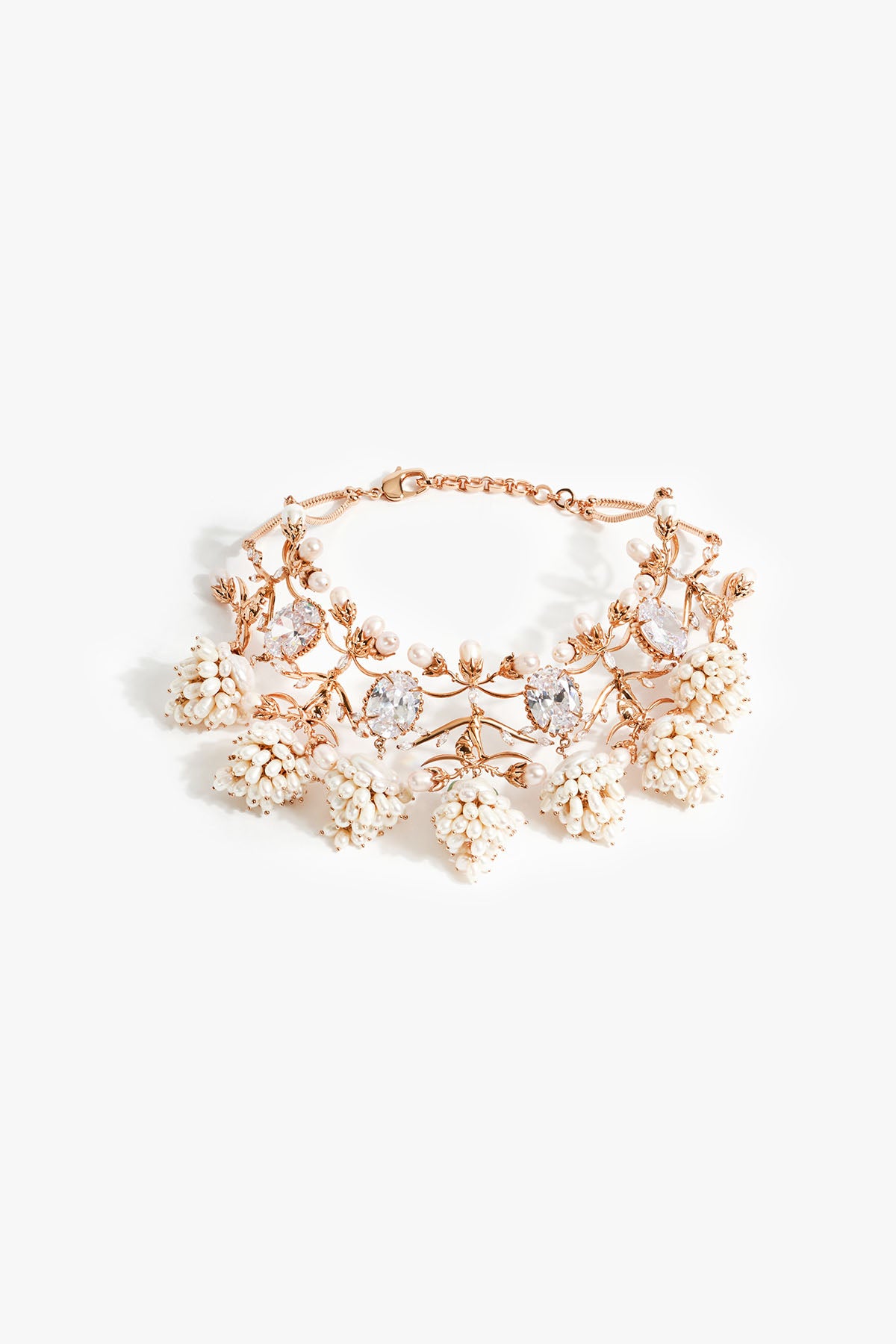 Outhous Crown of Pearls Necklace indian designer wear online shopping melange singapore 