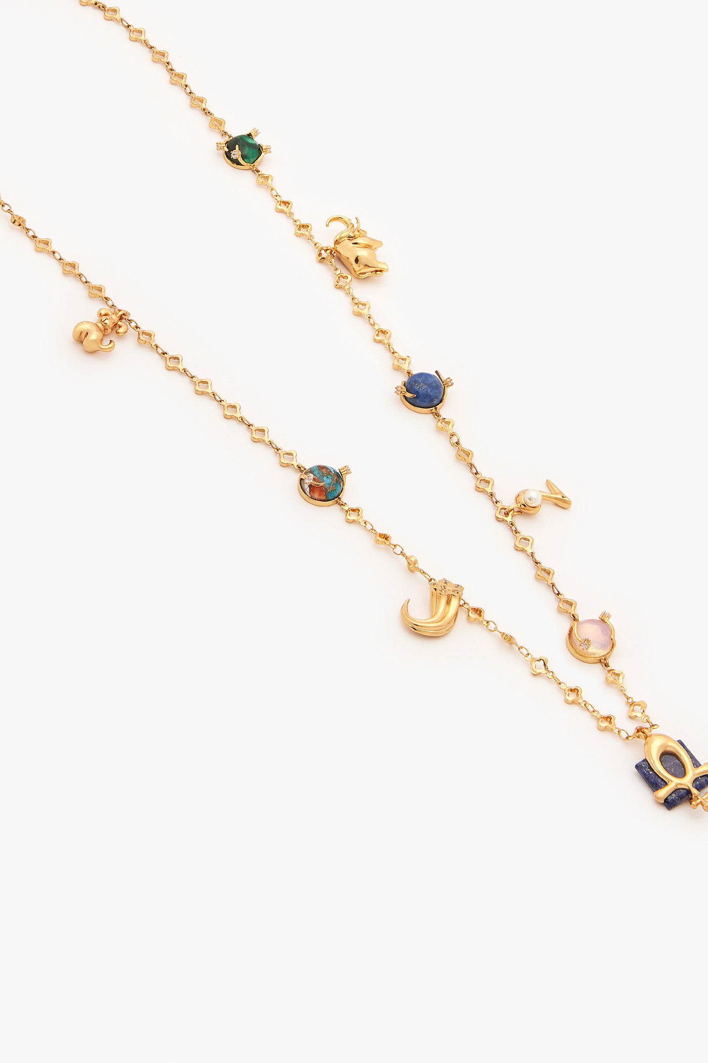 Outhouse Libra Vintage Celestial Halo Necklace indian designer wear online shopping melange singapore
