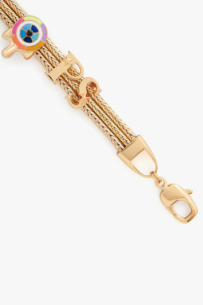 Outhouse Love Links Bracelet In Gold jewellery indian designer wear online shopping melange singapore