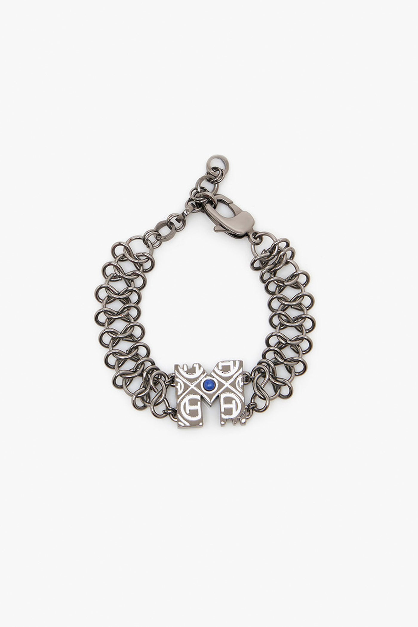 Outhouse Oh Dopamine Bond Bracelet In Gunmetal jewellery indian designer wear online shopping melange singapore