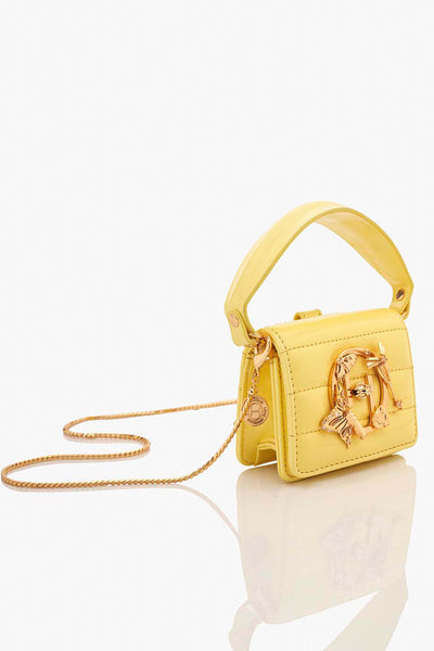 Outhouse Oh V Furbie In Lemonade accessories online shopping melange singapore indian designer wear