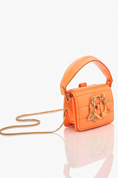 Outhouse Oh V Furbie In Vivid Orange accessories online shopping melange singapore indian designer wear