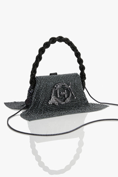 Outhouse Storm Grey Crystal Furbie indian designer wear online shopping melange singapore